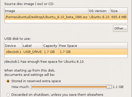 Usbuntu Live Creator magnifica utiliy per installare Ubuntu su una USB flash drive.