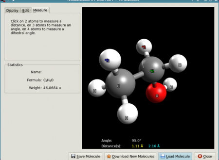 Kalzium è un software libero che consente la visualizzazione della tavola periodica degli elementi.